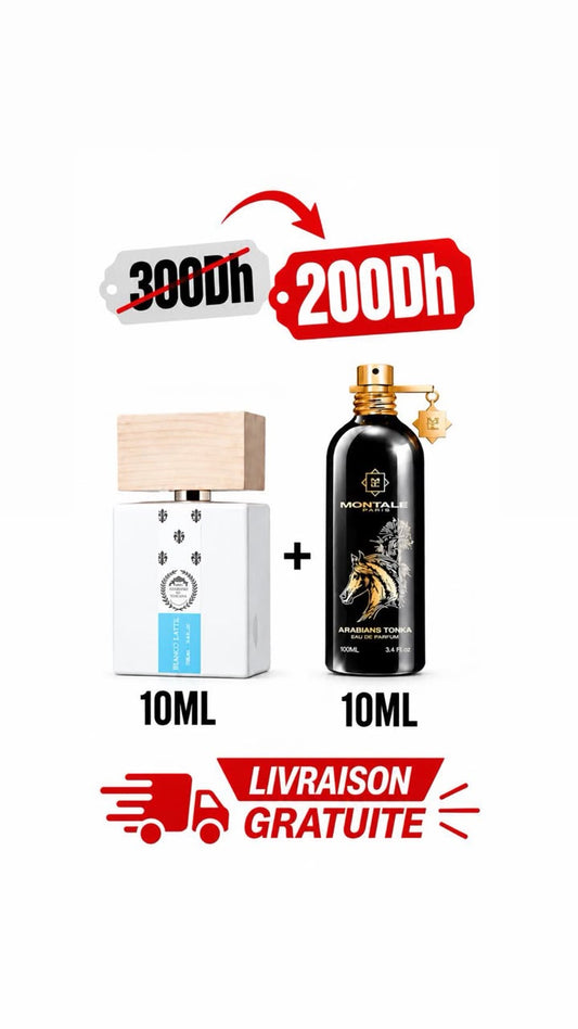 Pack Bianco Latte + Arabians Tonka